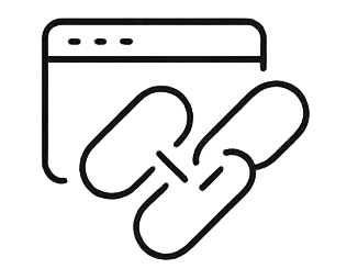 saas link building icon